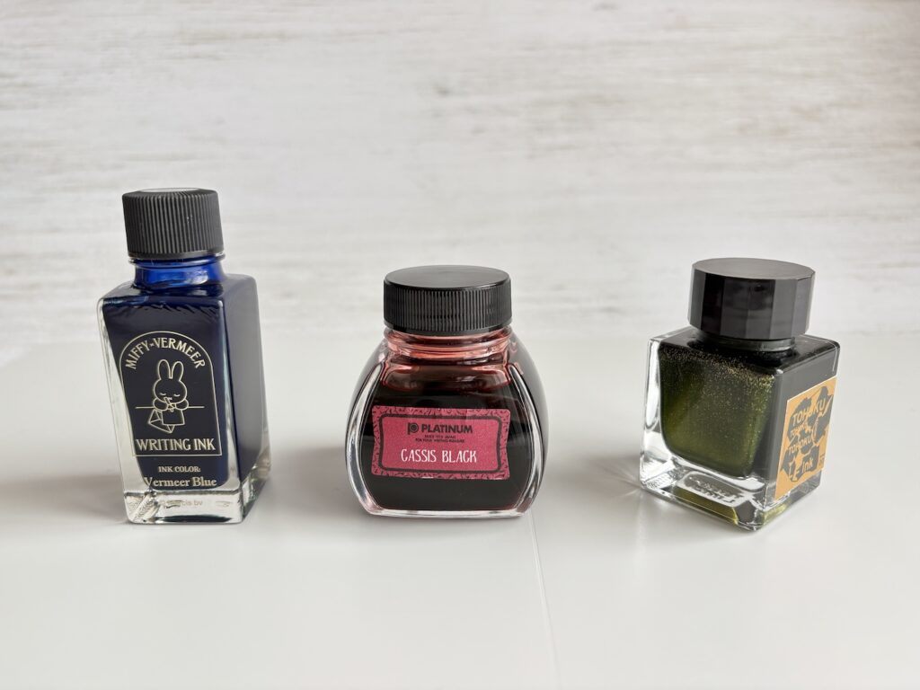 万年筆インク3本